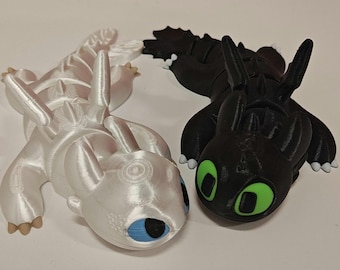 Dragón animado impreso en 3D