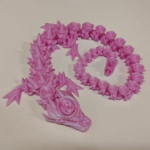 3D Printed Rose Dragon