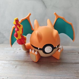 3D-printade animebollar: Charizard