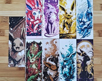3D Printed Bookmarks - Eeveelution