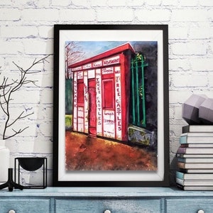 The Kiosk, Limerick, IRELAND | Print | Historical | Original Painting