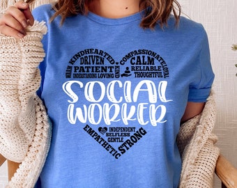Social Worker Shirt, Social Workers T Shirt, National Social Work Month, Social Worker Gift, LSW Gift, MSW Gift, LCSW Gift, Graduation Gift