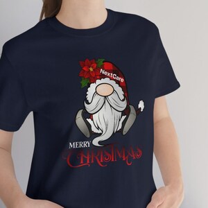 NextCare Merry Christmas Shirt, Gnome Shirt, 2024 Christmas, Holiday Shirt, Cute Christmas Tee, Farmhouse Christmas, Xmas Shirt, Santa