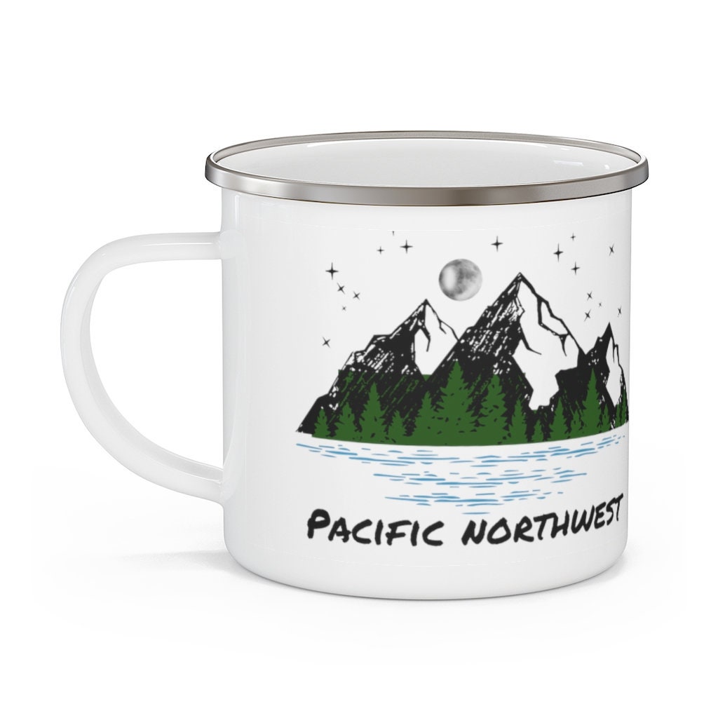 Let's Go Design Camping Coffee Mug — Potter's Printing