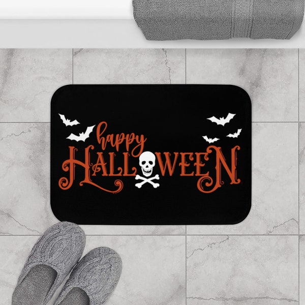 Halloween Bathroom Rugs Etsy