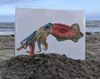 Squid - Sea Creature Art Print