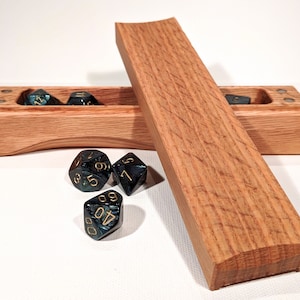 D&D Gaming Dice Box Wood Dungeons and Dragons Dnd Tabletop Games Gamer Gift RPG Games