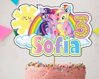 My Little Pony Cake Topper Etsy My Little Pony Cake Topper Etsy