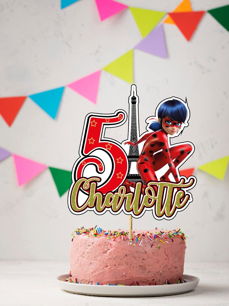 LADYBUG cake topper miraculous ladybug cake topper ladybug | Etsy