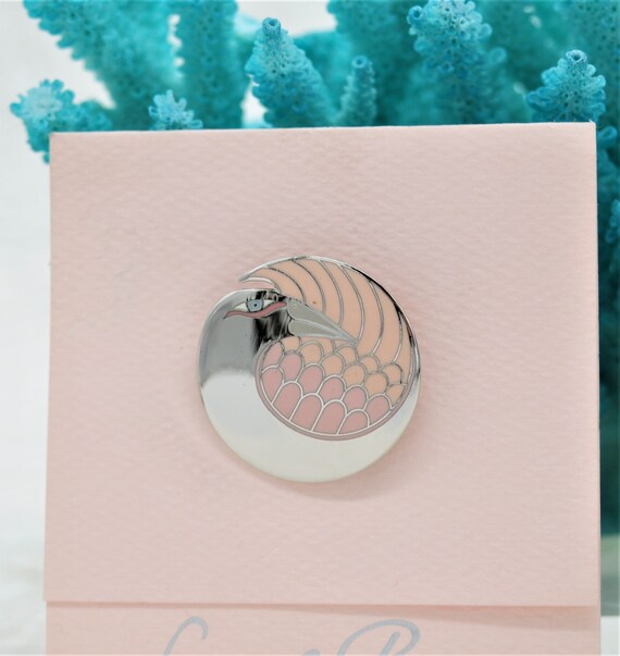 Laurel Burch Fan Earrings and Mynah Bird Pin Set … - image 4