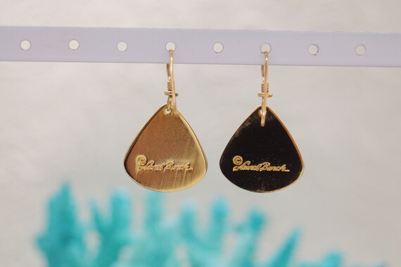 Laurel Burch Fan Earrings and Mynah Bird Pin Set … - image 5