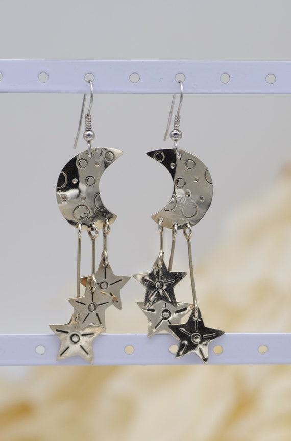 Moon Stars Earrings - image 1