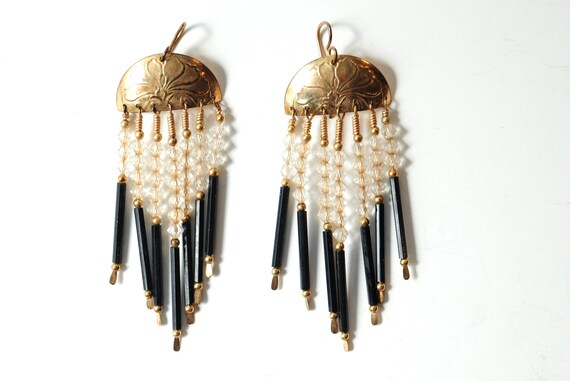 Vintage Tabra Pierced Earrings