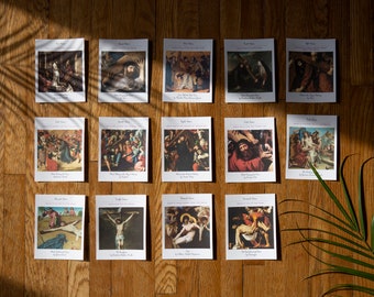 Stations of the Cross Art Cards