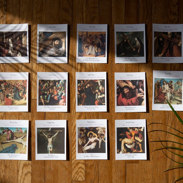 Stations of the Cross Art Cards