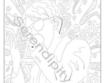 Bts Coloring Page | Etsy