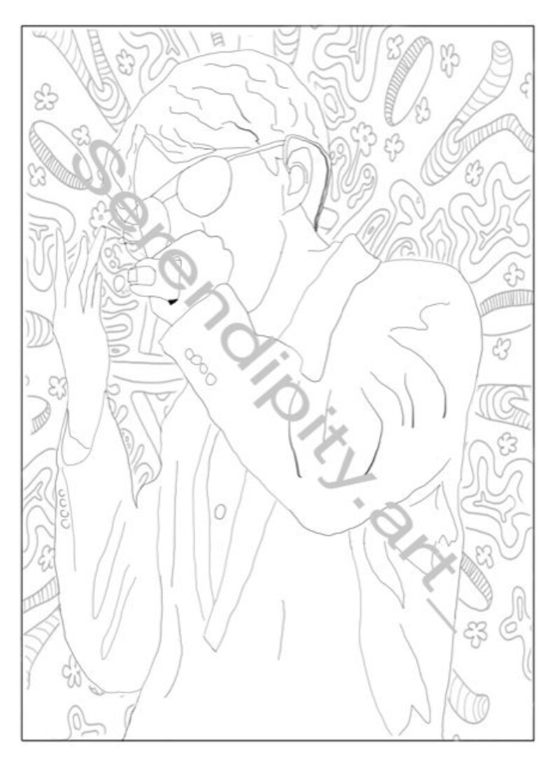 Download BTS Coloring Pages Every Member Package | Etsy