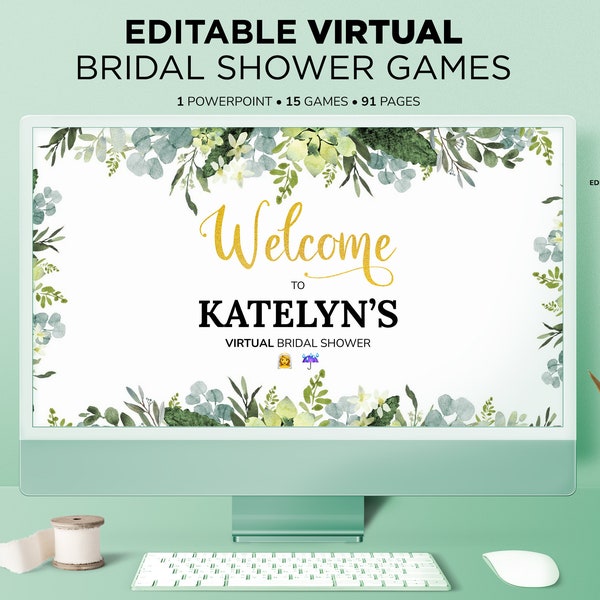 Bridal Shower Zoom Background Etsy
