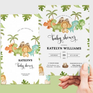 Dinosaur Baby Shower Invitation, Dinosaur Baby Shower, Baby Shower Dinosaur Invitation, Dinosaur Baby Shower, Roar-some Baby Shower Invite