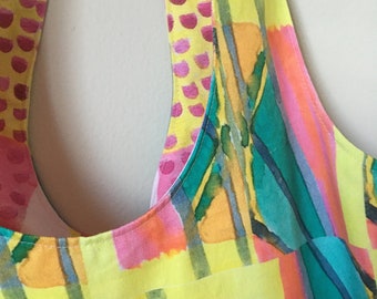 Reversible Pink Hobo Bag