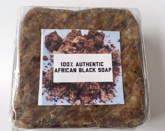 100% Authentic African Black Soap.