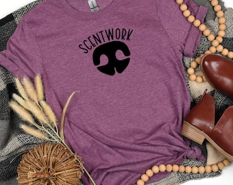 Scent Work T-Shirt, Dog Training T-Shirt, Shirt for Dog Trainers, Dog Sport Shirts, Scentwork T-Shirt