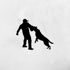 Belgian Malinois Bite Work Decal, Permanent Decal, Mal Bite Sport Decal