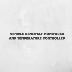 Vehicle Remotely Monitored and Temperature Controlled Permament Decal for Car, Dog Being Monitored Decal for Car