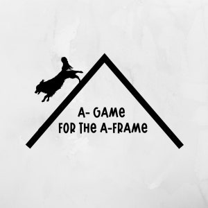 Kooikerhondje Agility Decal, Permanent Decal, Kooikerhondje A Frame Agility Decal