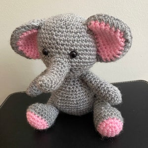 Eddie the Elephant Crochet Pattern