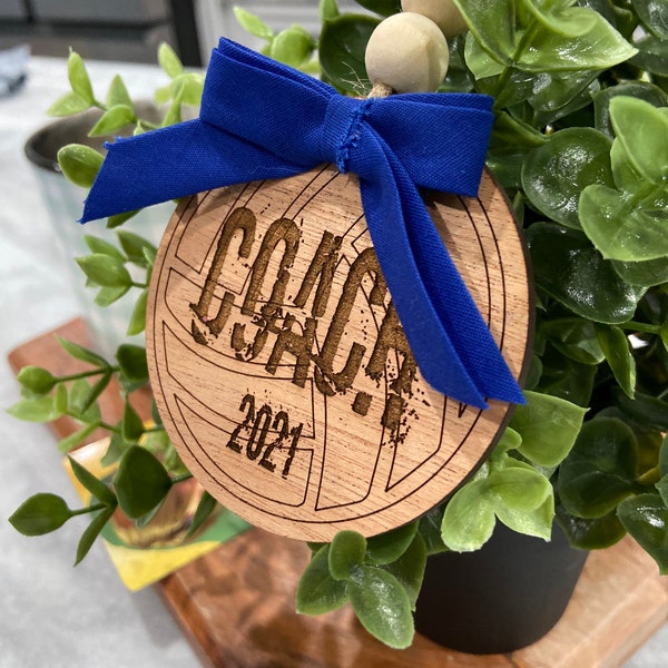 Volleyball player christmas ornament