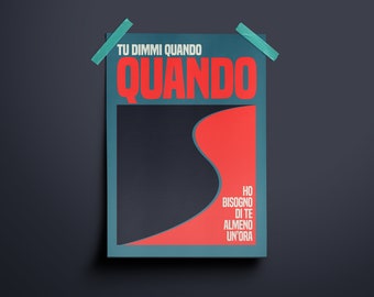 Quando / Pino Daniele / Impresión artística A5 / Ilustración original de arte pop