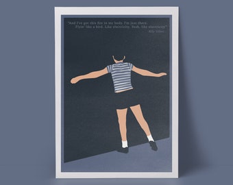 Billy Elliot - movies quotes inspired / poster cinema / stampa artistica