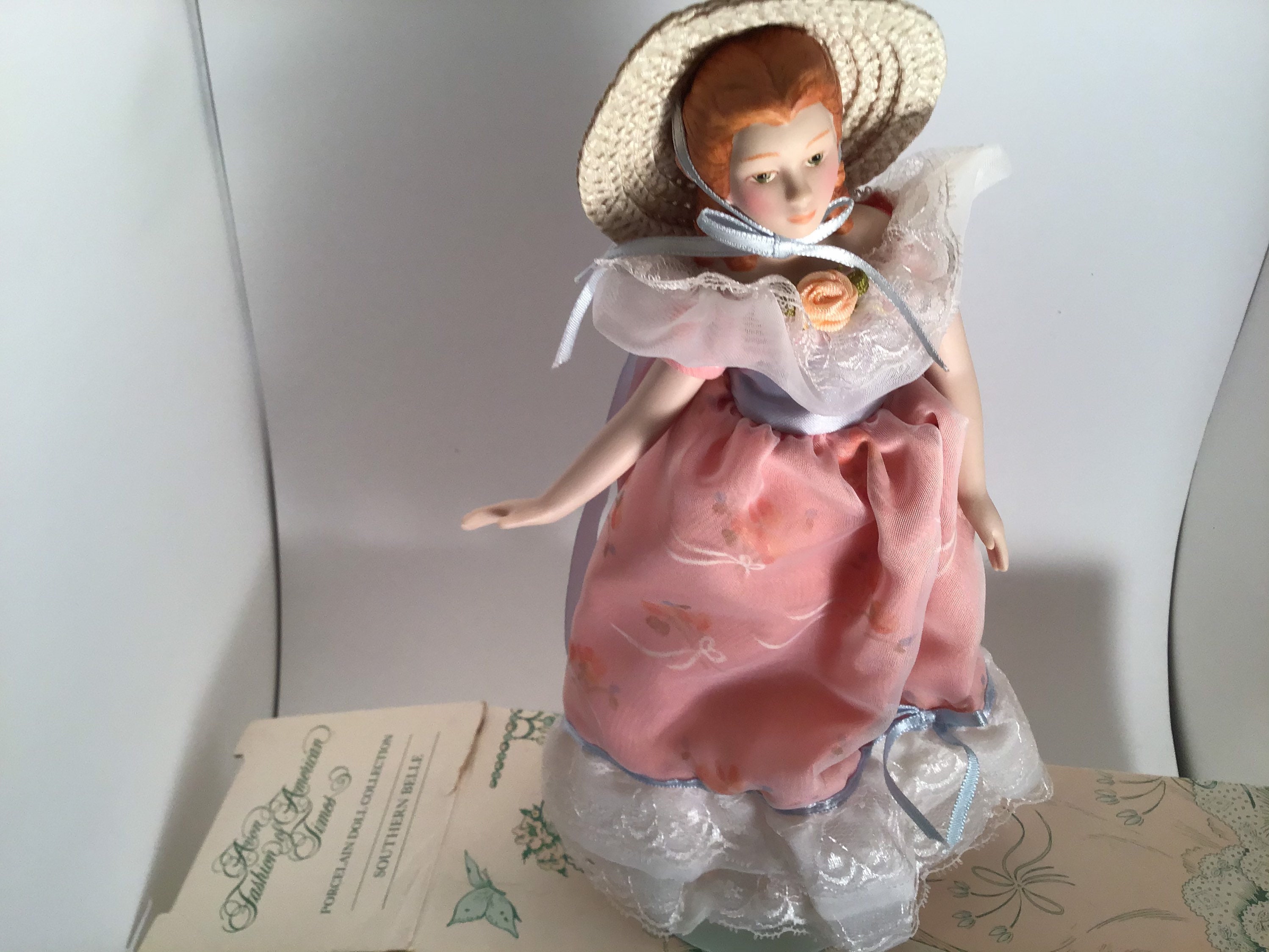 Avon Collectible Southern Belle Doll. in Like New Condition