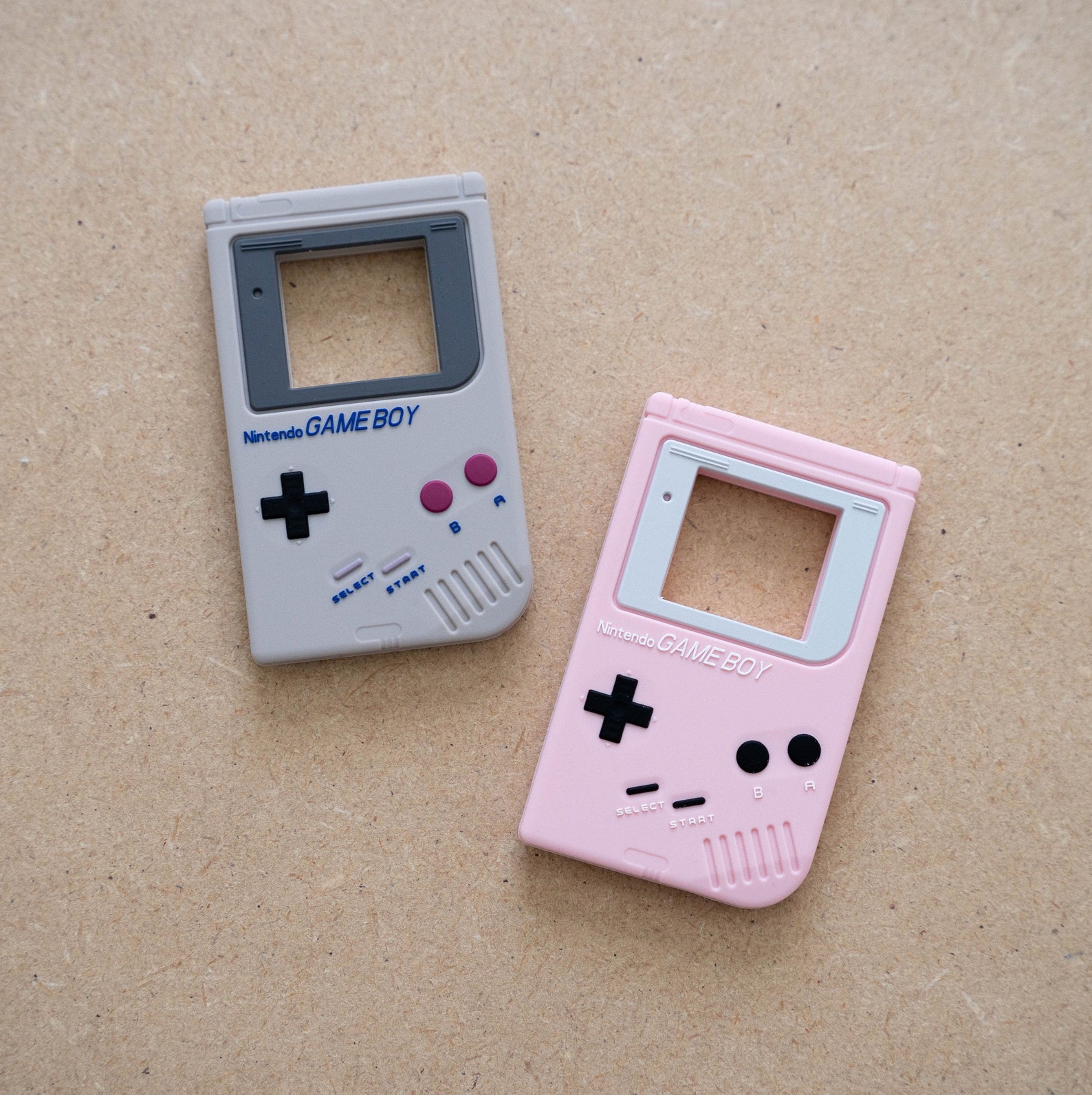 Nintendo Game Boy Silicone Baby Teether Cute Baby Teething Etsy