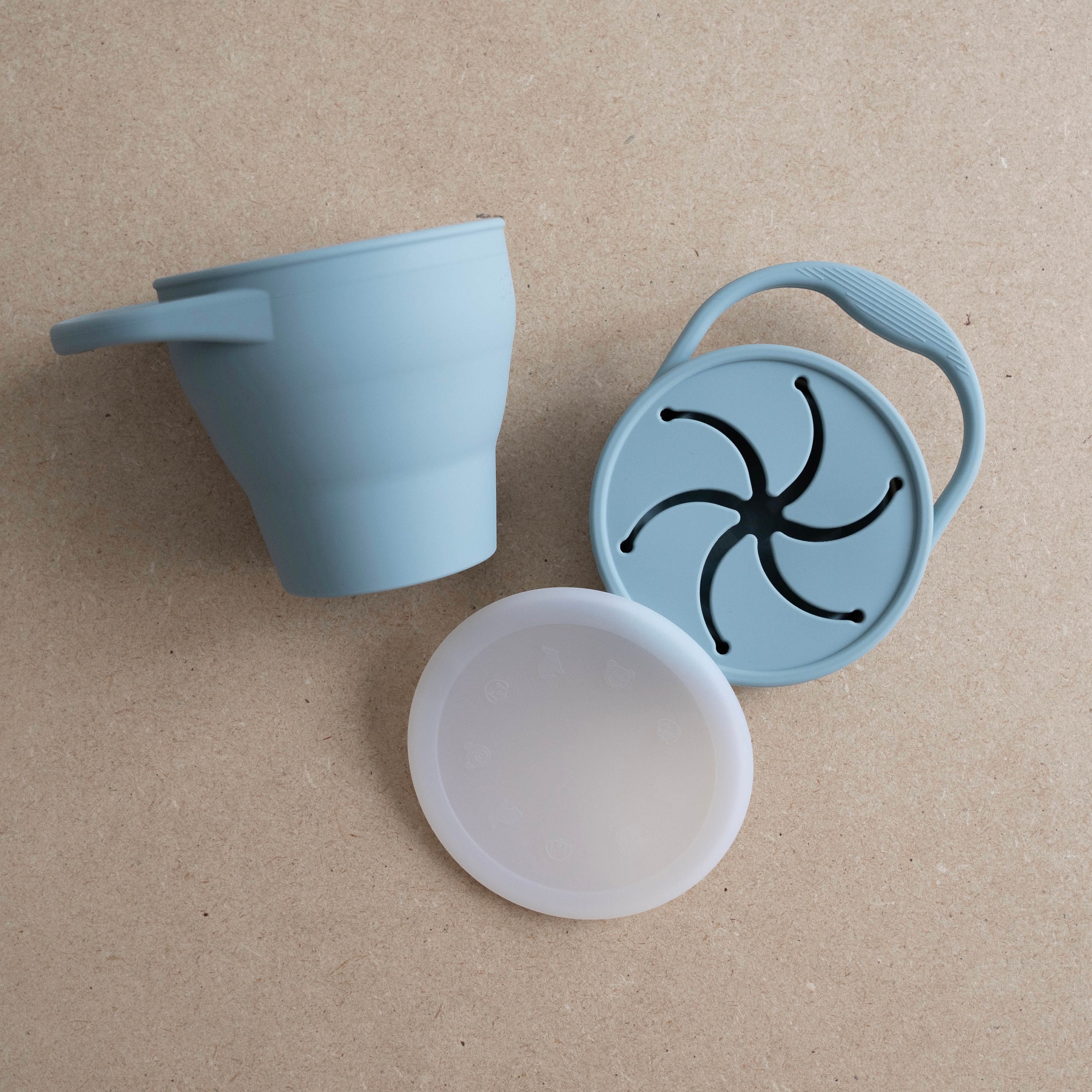 Collapsible Silicone Baby & Toddler Snack Cup With Lid Etsy