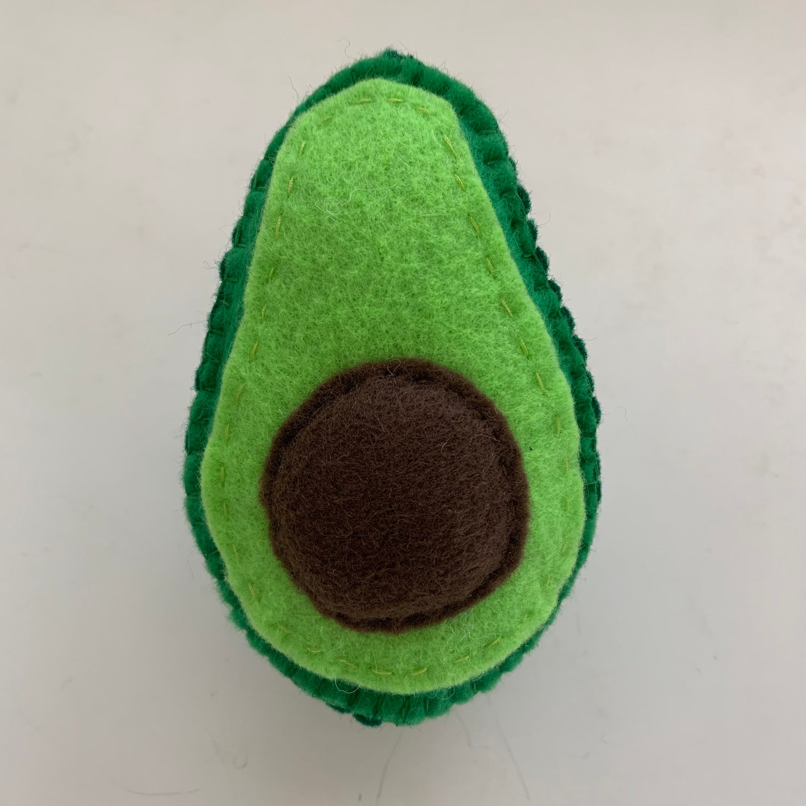 Felt avocado half Etsy