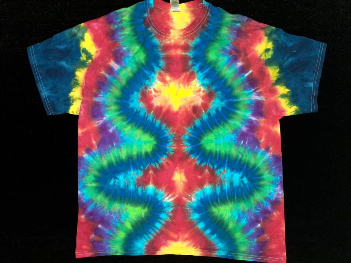 XL Wig Wag Tie Dye Shirt Wig Wag Tie Dye Hippie Style | Etsy