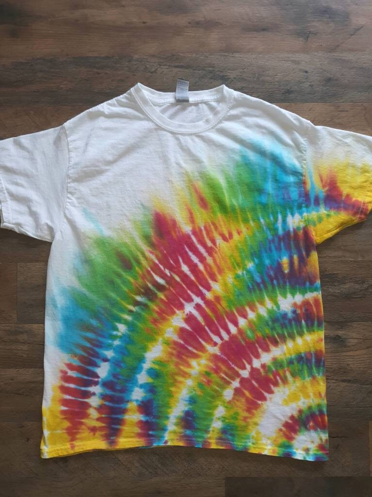 Large Ripple Tie Dye Shirt Ripple Shirt Hippie Style Hippie Etsy