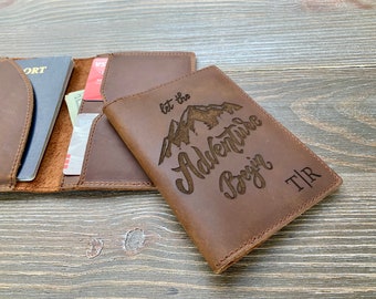 Passport Wallet Men, Document Wallet, Passport Sleeve, Honeymoon Gifts