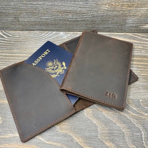 Porta pasaporte delgado, billetera para pasaporte, porta pasaporte de cuero, billetera de viaje, tarjetero para pasaporte, billetera para documentos, regalo personalizado, Etsy