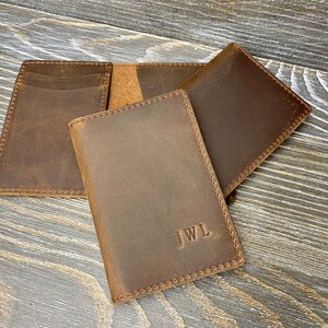 Wallet, Leather Wallet, Personalized Leather Wallet, Front Pocket Slim Design, Minimalist Credit Card Wallet, Mens Wallet Brown Card Holder
