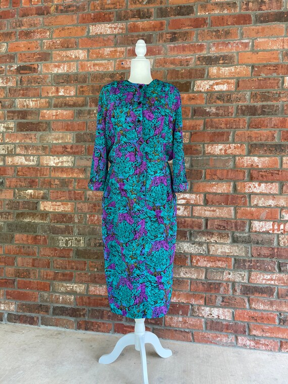 teal dress size 14