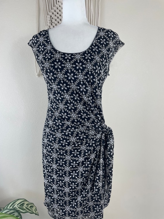 Max studio black and shop white dress