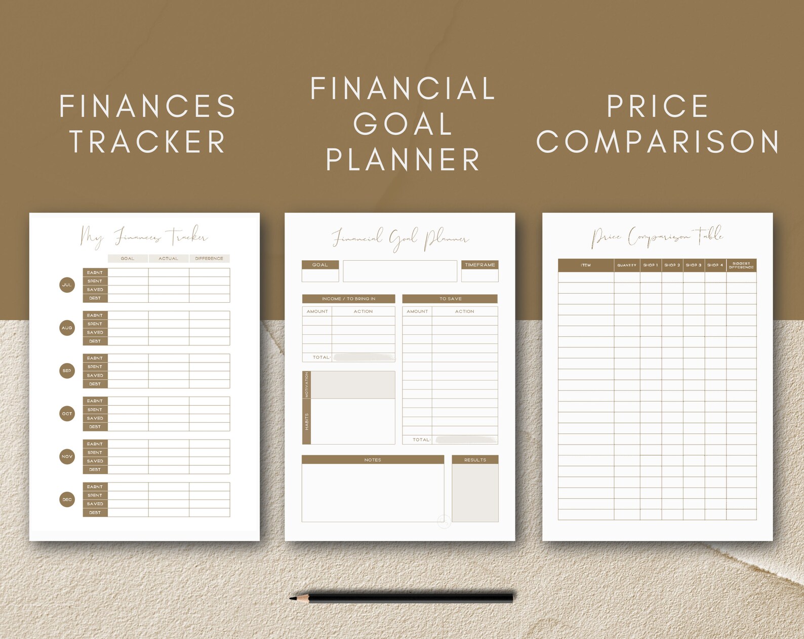 Printable Budget Journal Printable Financial Planner - Etsy