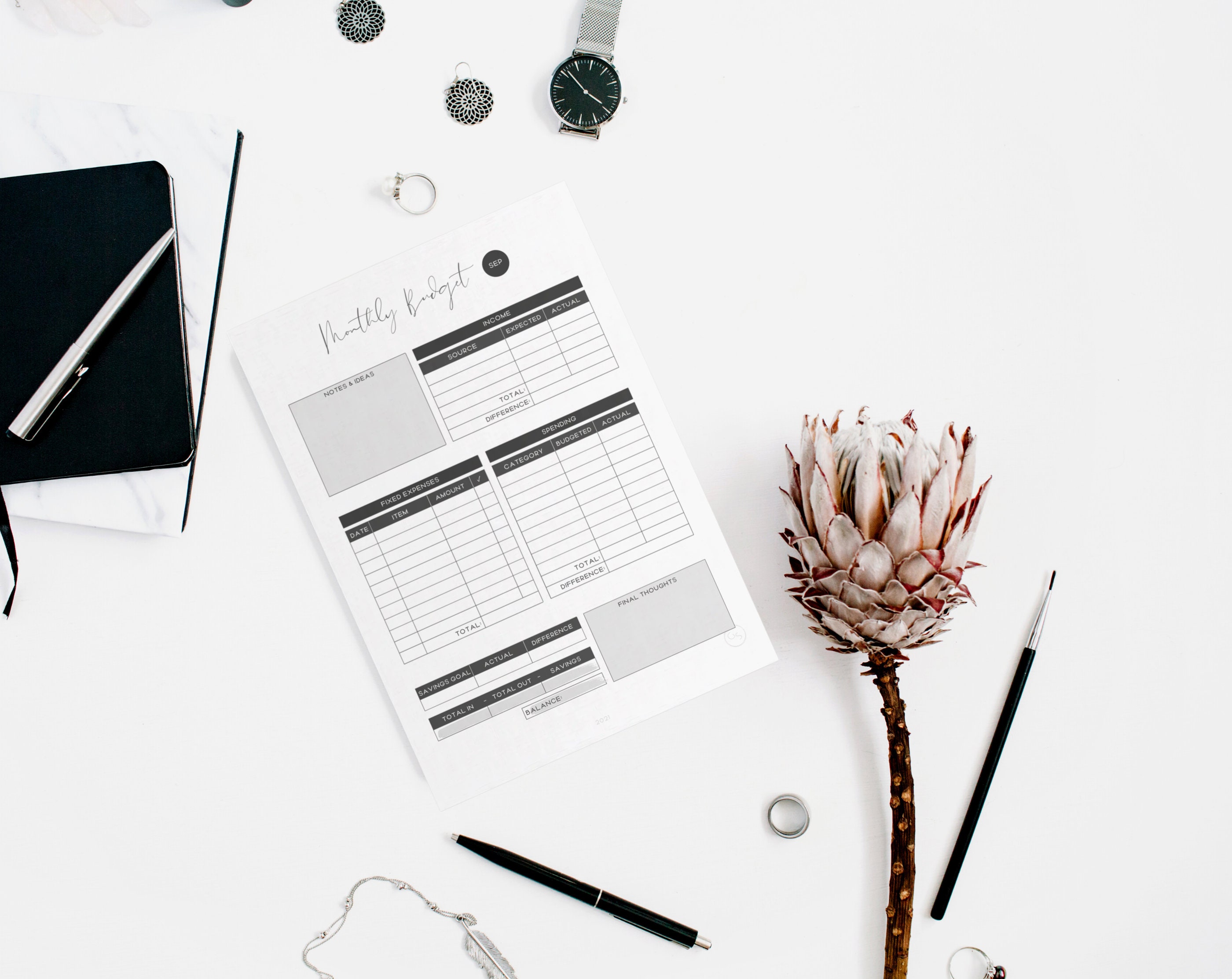 Printable Financial Journal Printable Finance Planner - Etsy
