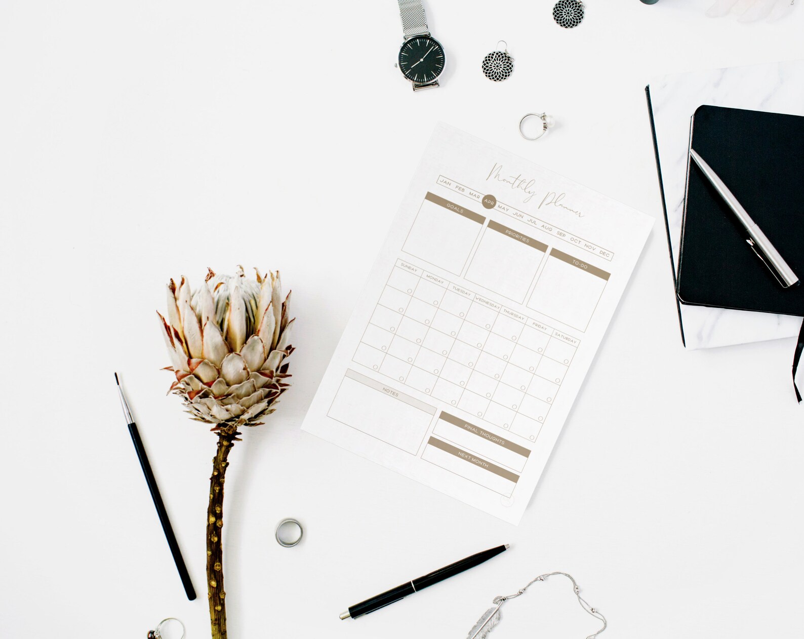 Printable Planner Daily Weekly Monthly Planner Routines | Etsy