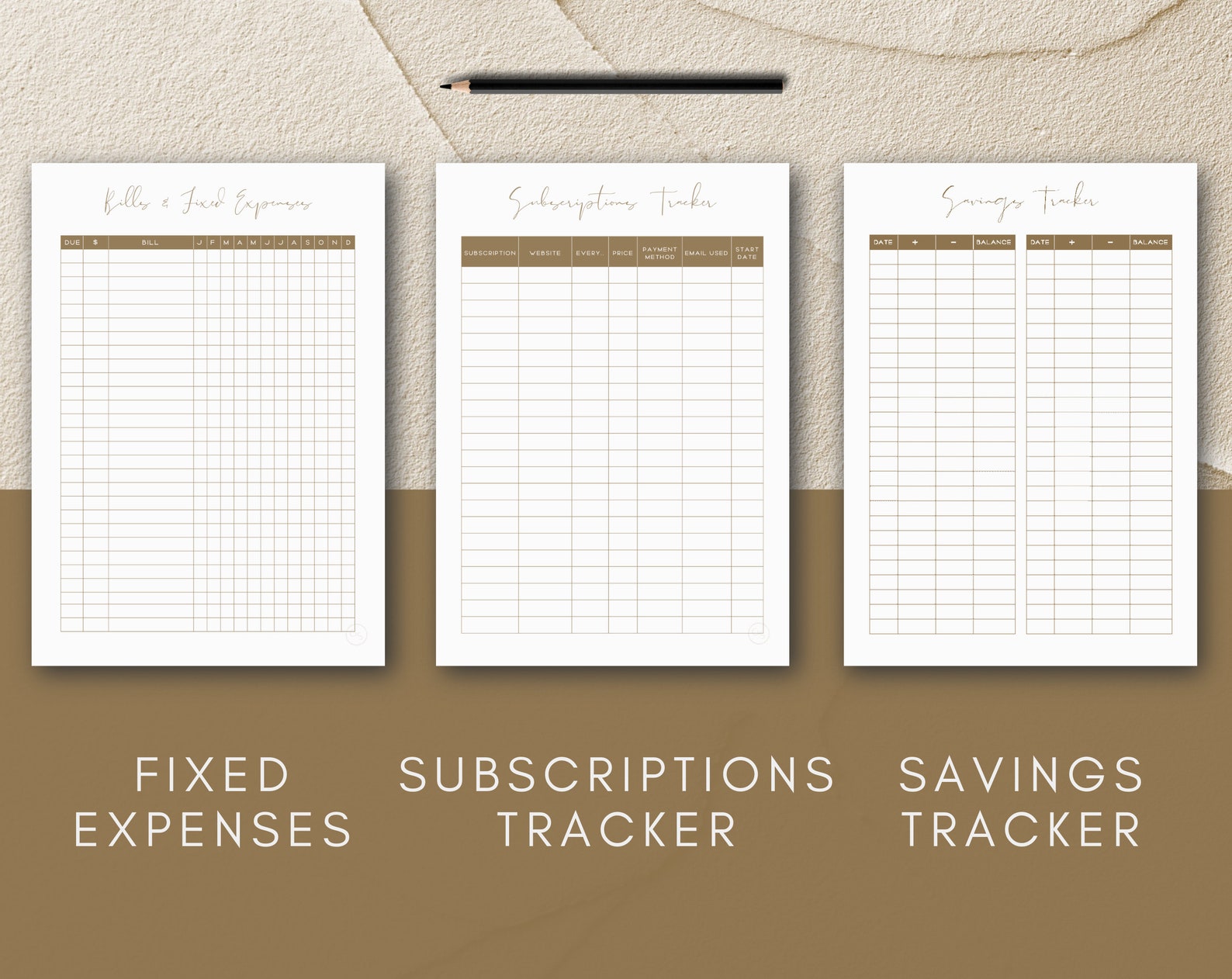 Printable Budget Journal Printable Financial Planner - Etsy