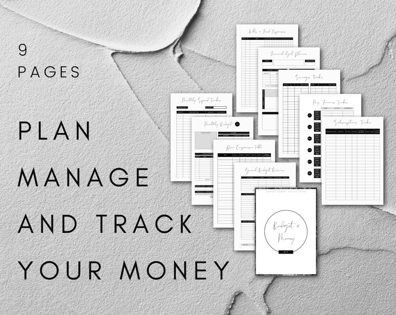Printable Financial Journal Printable Finance Planner - Etsy