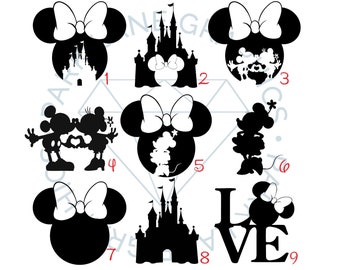 minnie mouse sticker etsy